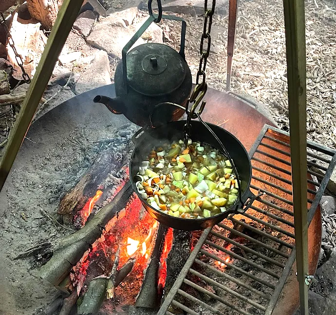 Bushcraft Wesertal - Outdoor-K�che
