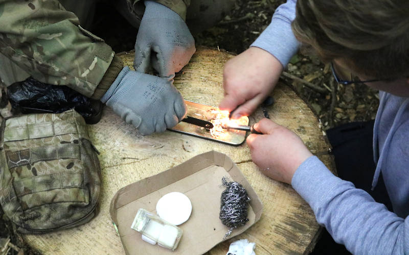 Bushcraft Wesertal - 2019-10 Kurs 2x2