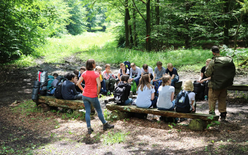 Bushcraft Wesertal - 2019 Projekt Schulklasse