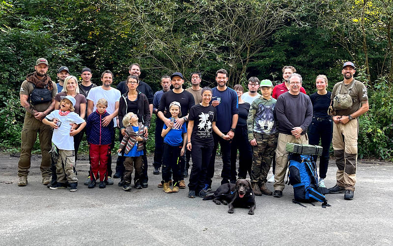 Bushcraft Wesertal - 2021 - Teilnehmergruppe