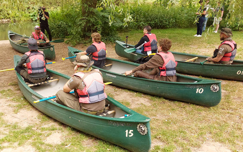Bushcraft Wesertal - 2022 - Kanutour